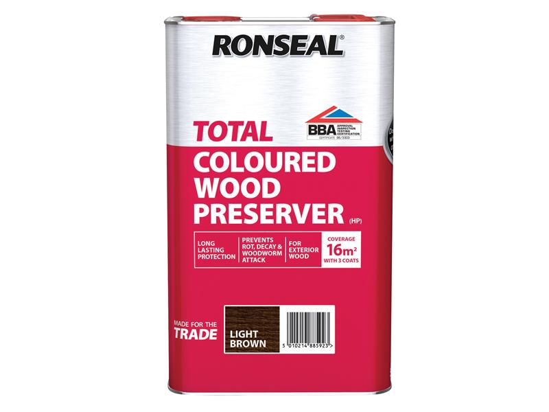 RSLTTWPLB5L - Trade Total Wood Preserver Light Brown 5 litre