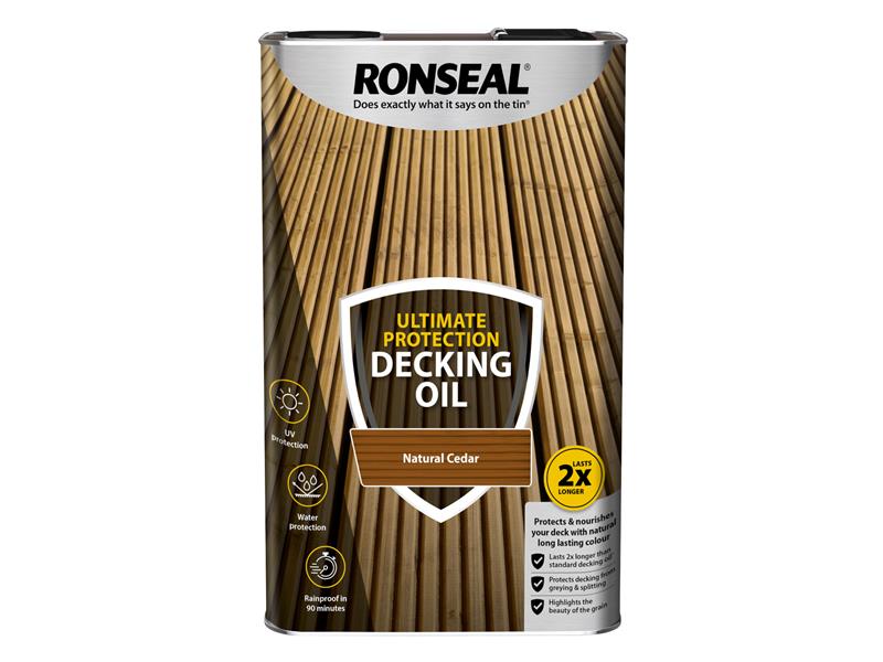 Ultimate Protection Decking Oil Natural Cedar 5 litre