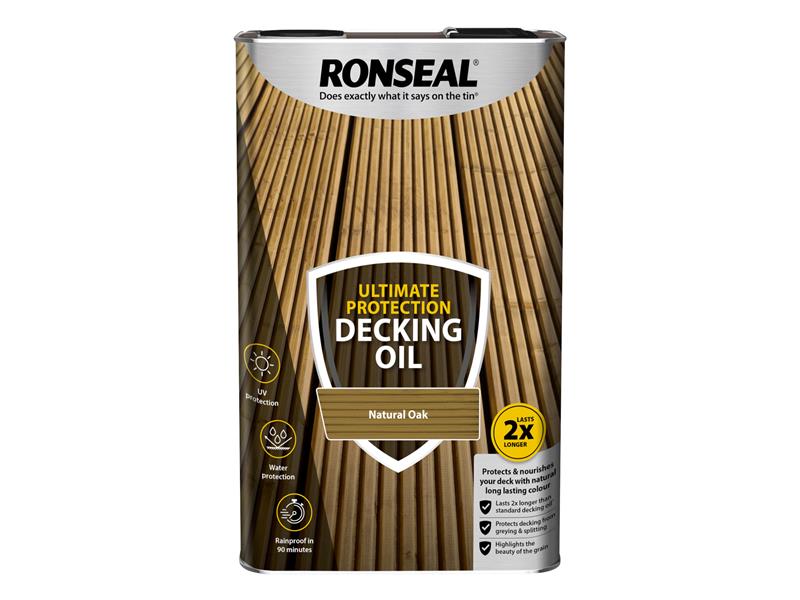 RSLUDONO5L - Ultimate Protection Decking Oil Natural Oak 5 litre