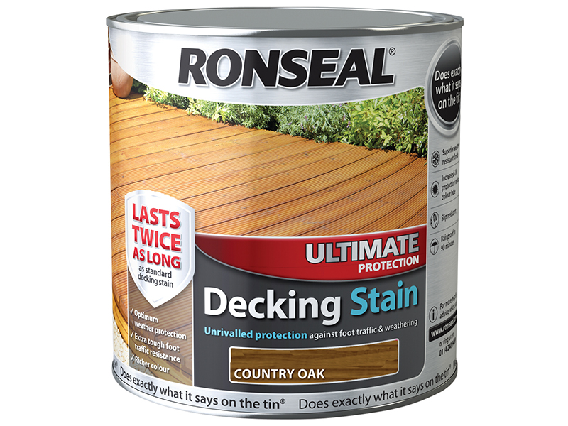 RSLUDSCO25L - Ultimate Protection Decking Stain Country Oak 2.5 litre