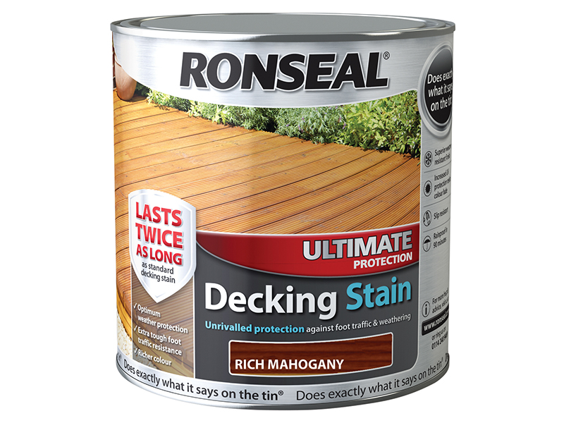 RSLUDSRM25L - Ultimate Protection Decking Stain Rich Mahogany 2.5 litre