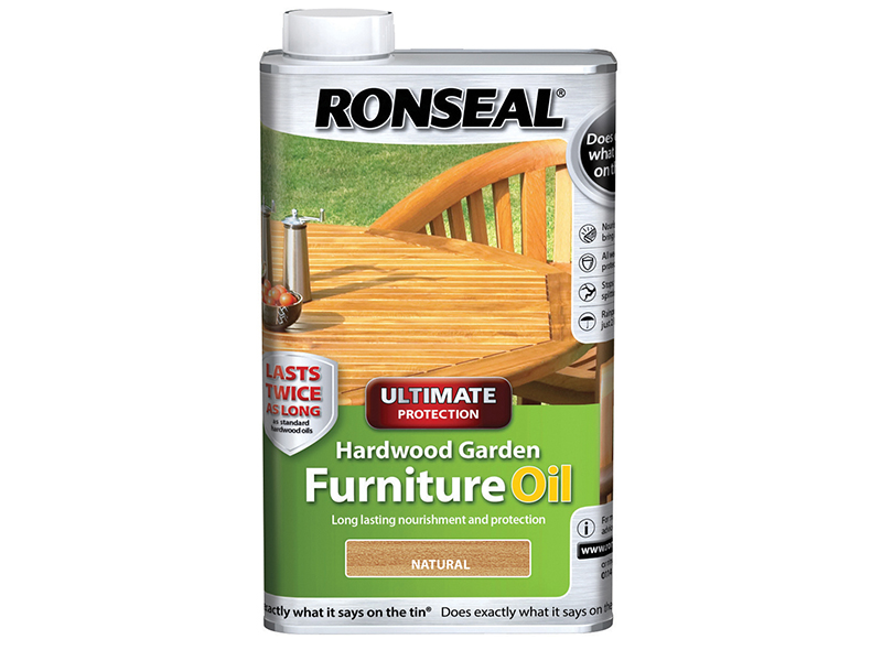 RSLUHWGFOCLR - Ultimate Protection Hardwood Garden Furniture Oil Natural Clear 500ml