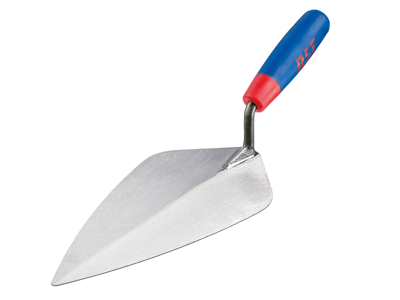 RST10610ST - London Pattern Brick Trowel Soft Touch Handle 10in