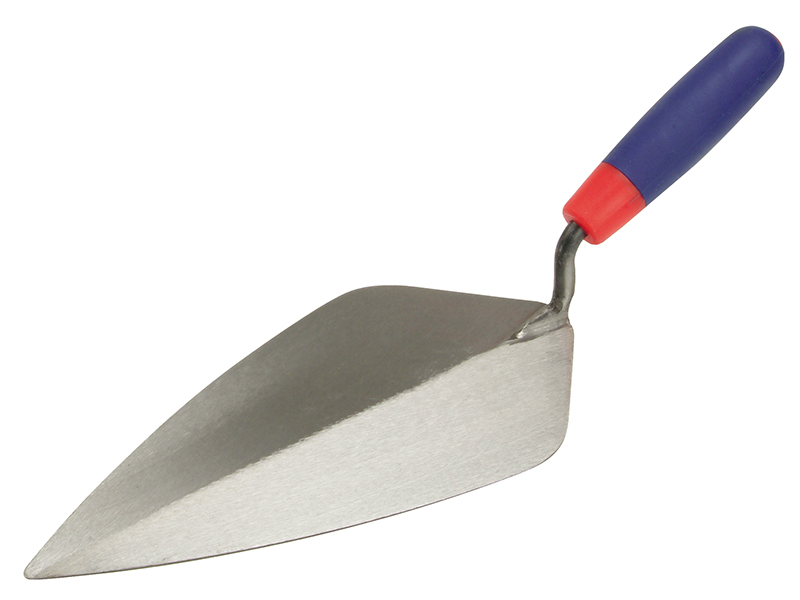RST10611ST - London Pattern Brick Trowel Soft Touch Handle 11in