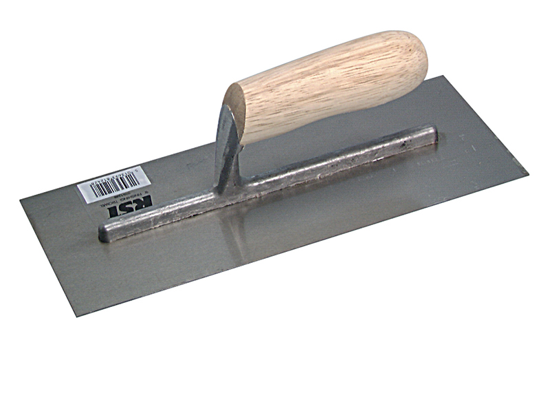 RST124D - Plasterer's Finishing Trowel Grade B Banana Wooden Handle 11 x 4.1/2in