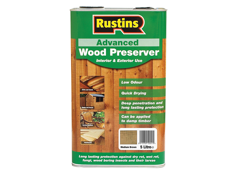 Quick Dry Advanced Wood Protector Mid Brown 5 litre