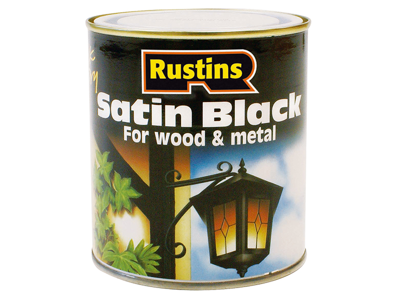 RUSBS250 - Satin Black Paint Quick Drying 250ml