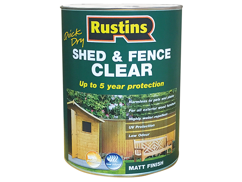 RUSECWP1L - Quick Dry Shed and Fence Clear Protector 1 litre