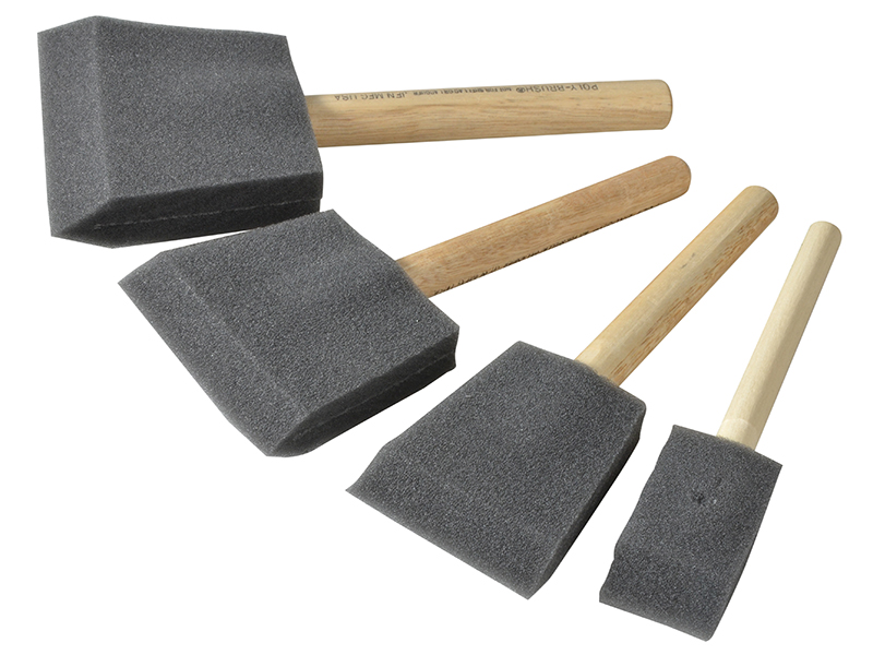 Foam Brush Set 4 Piece