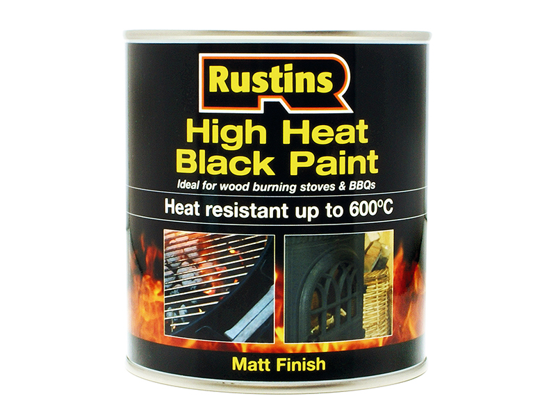 RUSH600BP250 - High Heat Paint 600°C Black 250ml