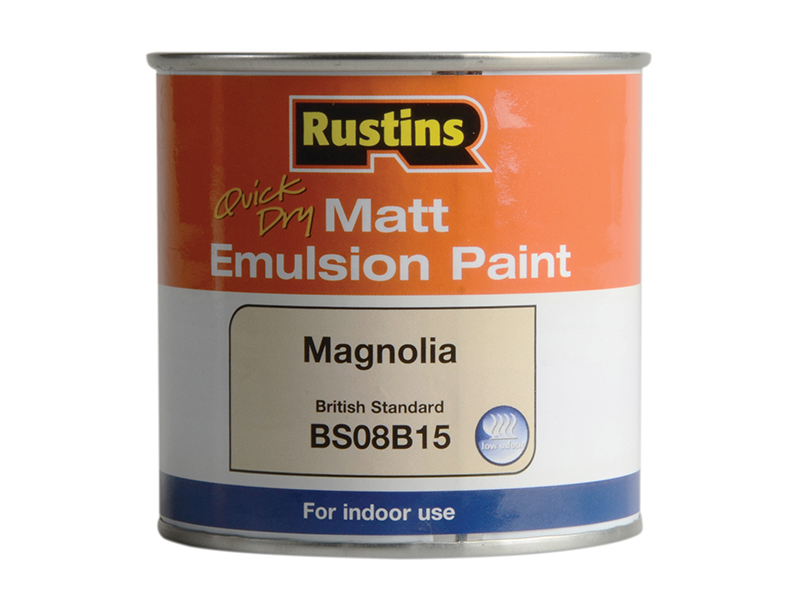 RUSMEM250 - Quick Dry Matt Emulsion Paint Magnolia 250ml