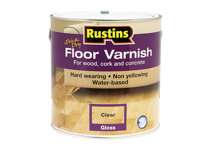 RUSQDFVG25L - Quick Dry Floor Varnish Gloss 2.5 litre