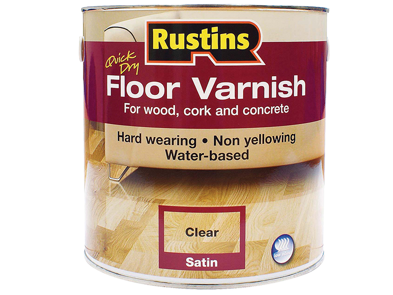 RUSQDFVS25L - Quick Dry Floor Varnish Satin 2.5 litre
