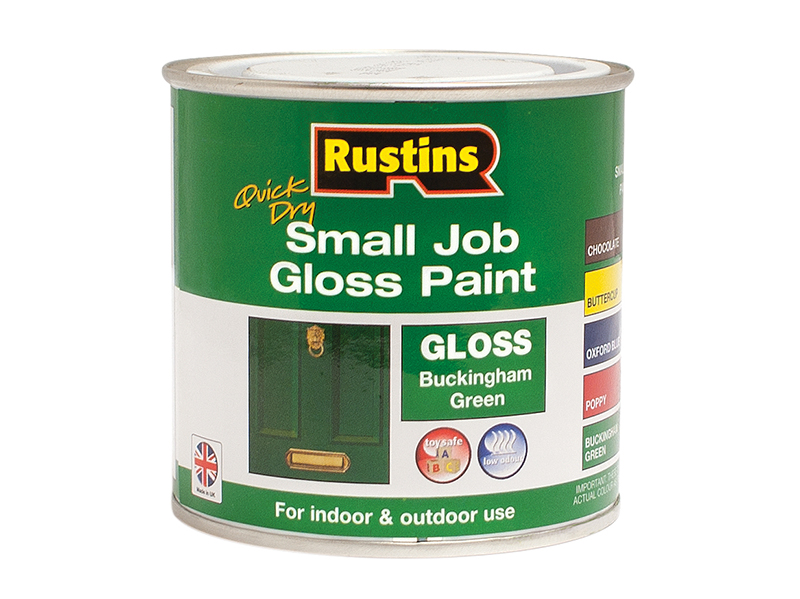 RUSSJPBGQD - Quick Dry Small Job Gloss Paint Buckingham Green 250ml