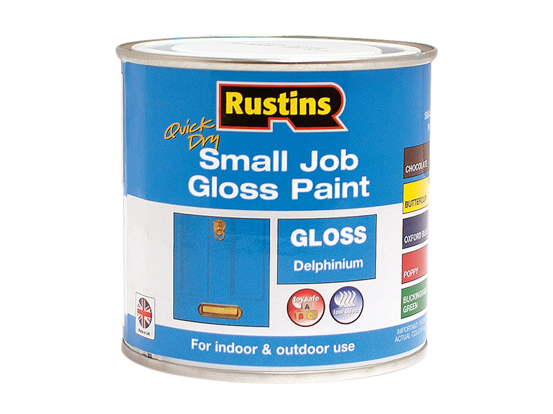 RUSSJPDELQD - Quick Dry Small Job Gloss Paint Delphinium 250ml