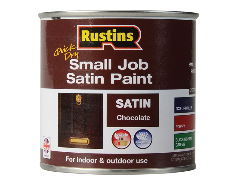 RUSSJPSCHOQD - Quick Dry Small Job Satin Paint Chocolate 250ml