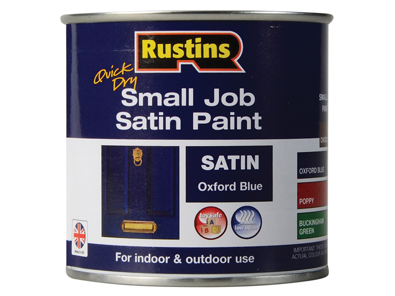 RUSSJPSOXBQD - Quick Dry Small Job Satin Paint Oxford Blue 250ml