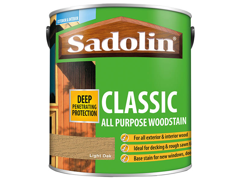 SAD5012901 - Classic Wood Protection Light Oak 2.5 litre