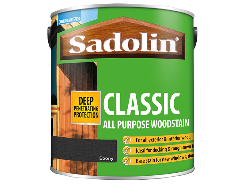 SAD5012903 - Classic Wood Protection Ebony 2.5 litre