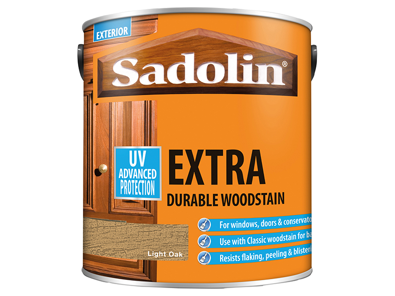 SAD5012993 - Extra Durable Woodstain Light Oak 2.5 litre