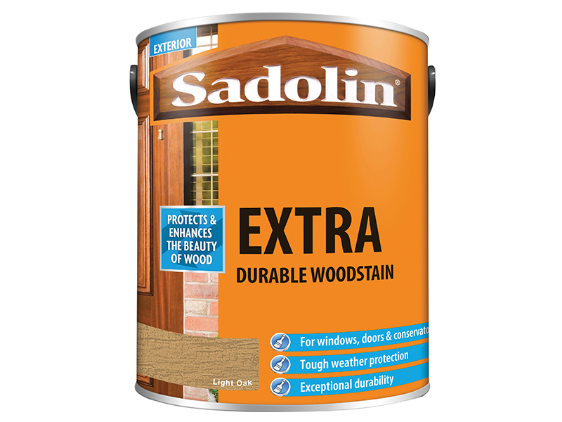 SAD5013002 - Extra Durable Woodstain Light Oak 5 litre