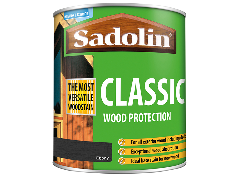 SAD5028470 - Classic Wood Protection Ebony 1 litre