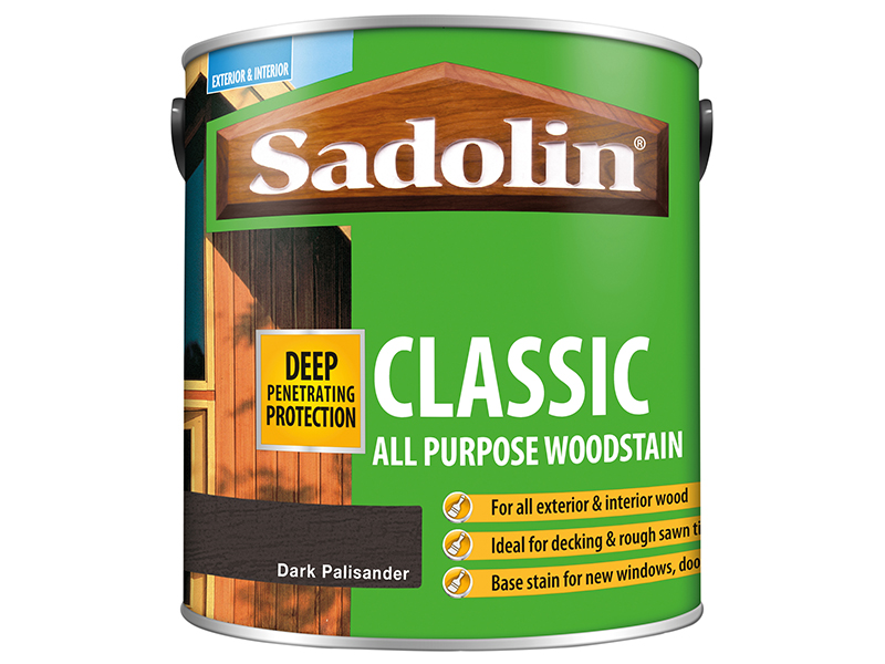 SAD5028476 - Classic Wood Protection Dark Palisander 2.5 litre