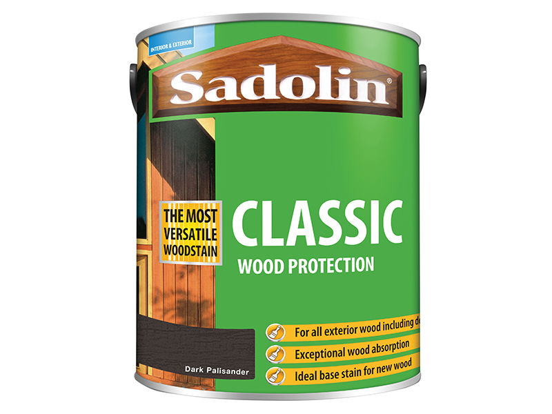 SAD5028477 - Classic Wood Protection Dark Palisander 5 litre