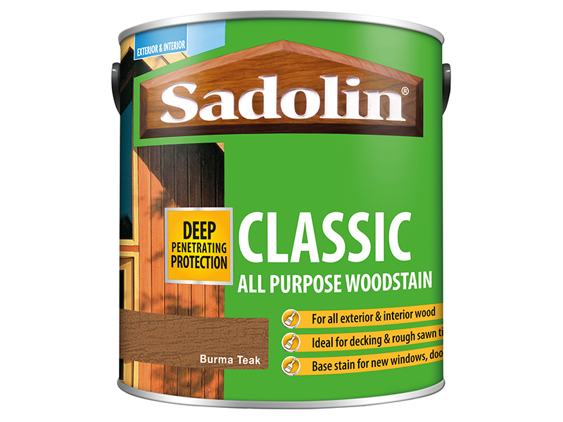 SAD5028480 - Classic Wood Protection Burma Teak 2.5 litre