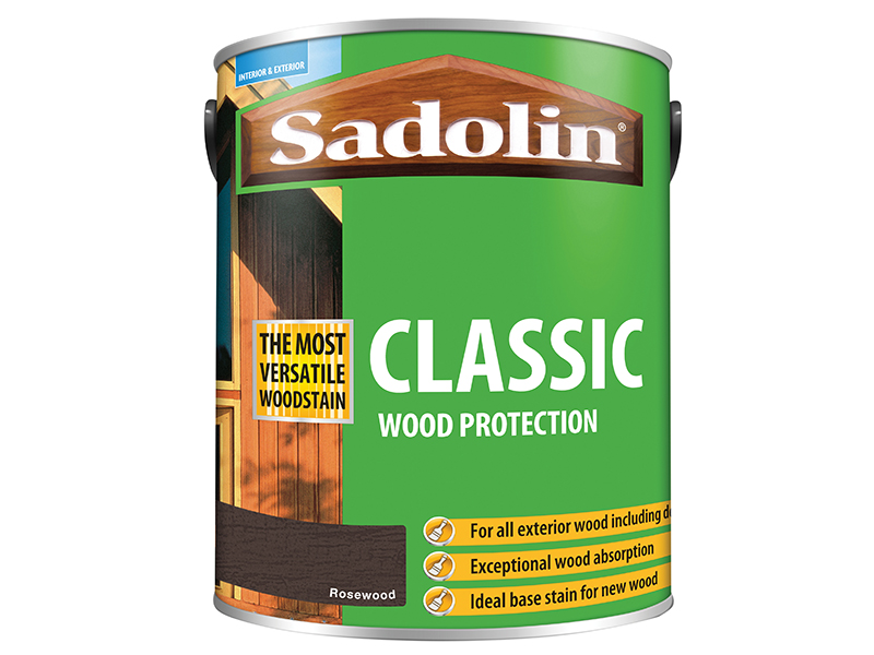 SAD5028489 - Classic Wood Protection Rosewood 5 litre
