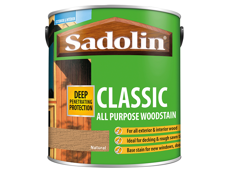 SAD5028503 - Classic Wood Protection Natural 2.5 litre