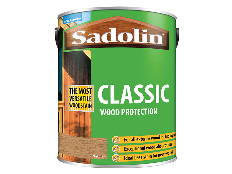 SAD5028504 - Classic Wood Protection Natural 5 litre