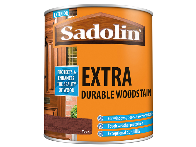 SAD5028534 - Extra Durable Woodstain Teak 1 litre