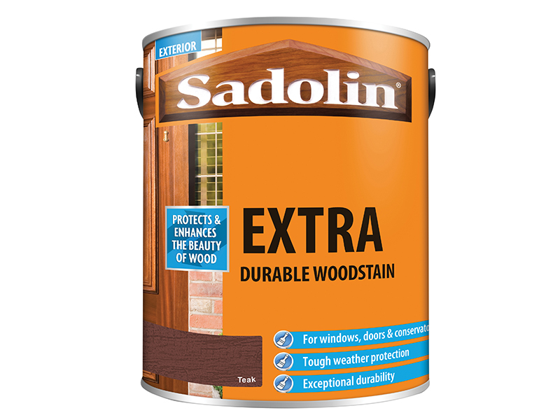 SAD5028536 - Extra Durable Woodstain Teak 5 litre
