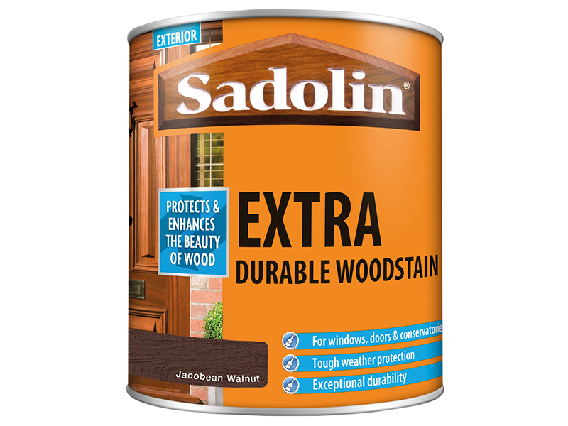 SAD5028539 - Extra Durable Woodstain Jacobean Walnut 1 litre