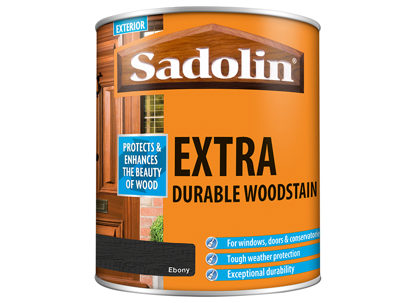 SAD5028542 - Extra Durable Woodstain Ebony 1 litre