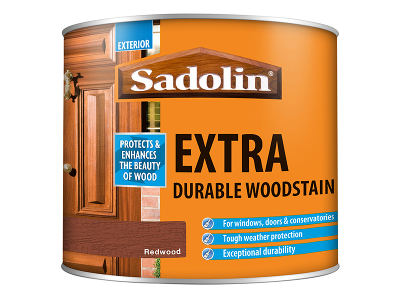 SAD5028544 - Extra Durable Woodstain Redwood 500ml