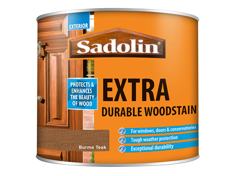 SAD5028550 - Extra Durable Woodstain Burma Teak 500ml