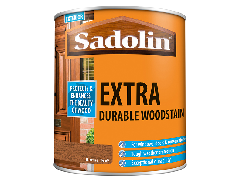 SAD5028551 - Extra Durable Woodstain Burma Teak 1 litre