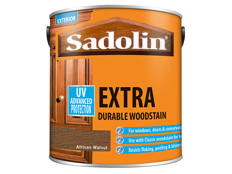 SAD5028556 - Extra Durable Woodstain African Walnut 2.5 litre