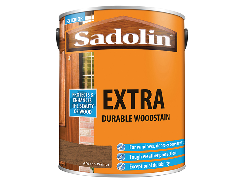 SAD5028557 - Extra Durable Woodstain African Walnut 5 litre