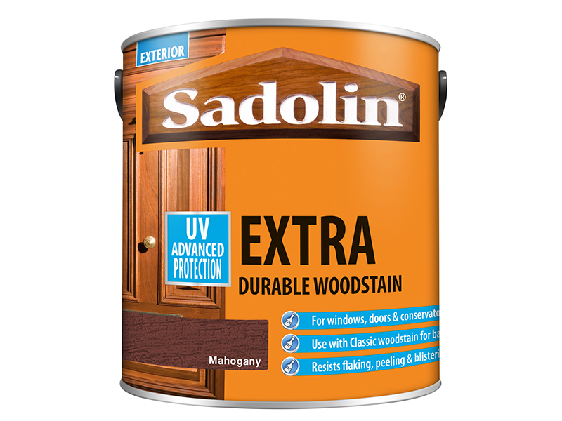 SAD5028567 - Extra Durable Woodstain Mahogany 2.5 litre