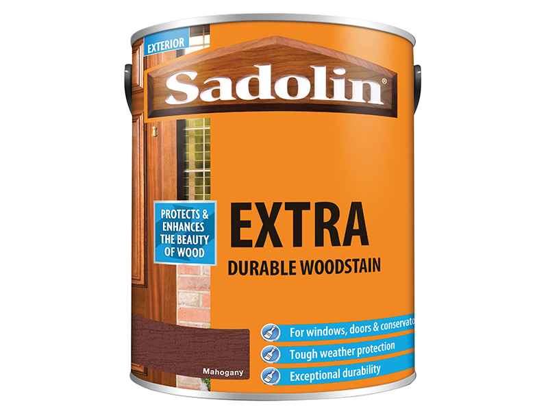 SAD5028568 - Extra Durable Woodstain Mahogany 5 litre