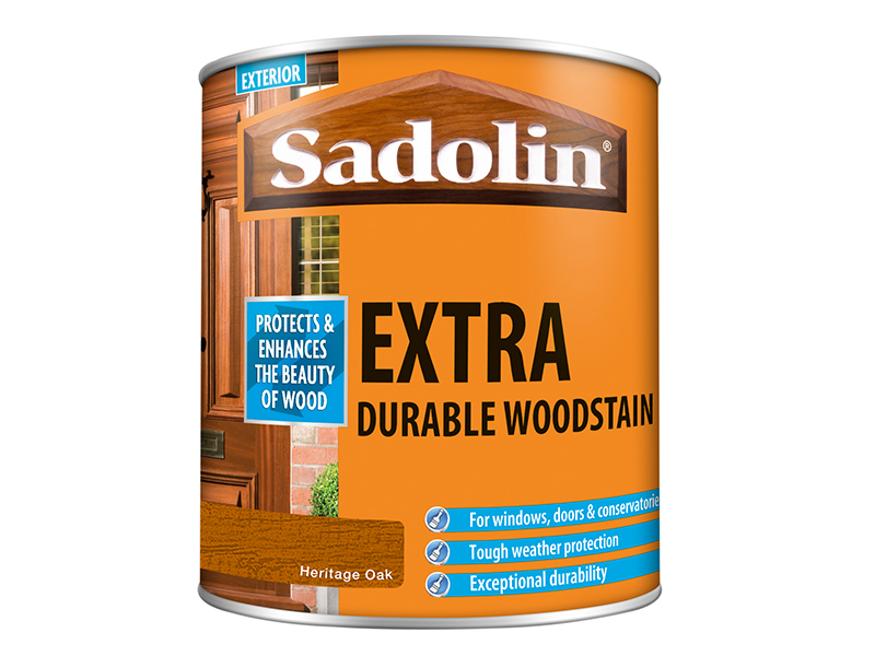 SAD5090982 - Extra Durable Woodstain Heritage Oak 1 litre
