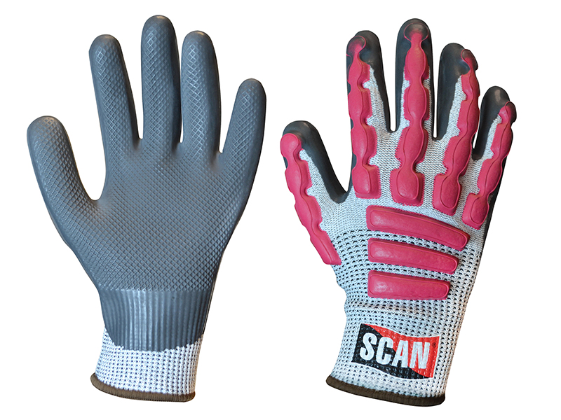 SCAGLOAIXL - Anti-Impact Latex Cut 5 Gloves - XL (Size 10)