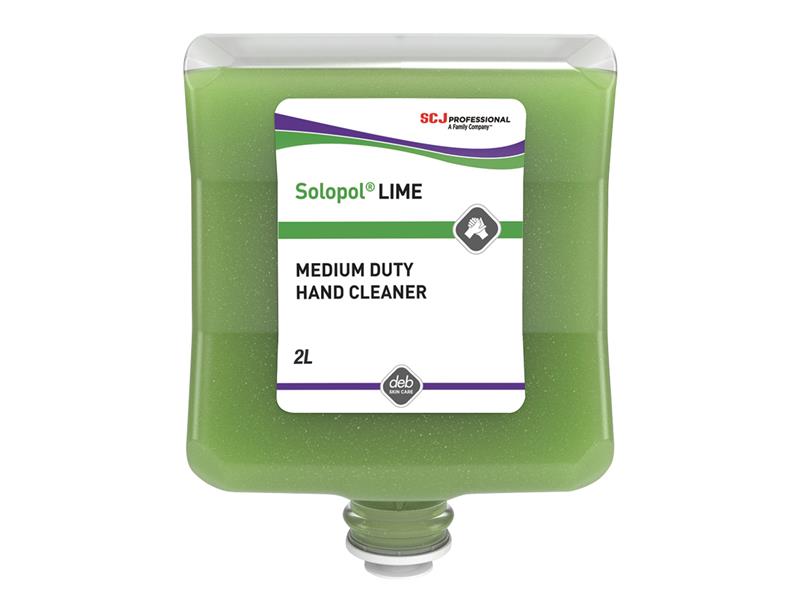 Solopol Lime Medium/HeavyDuty Hand Wash Cartridge 2 litre