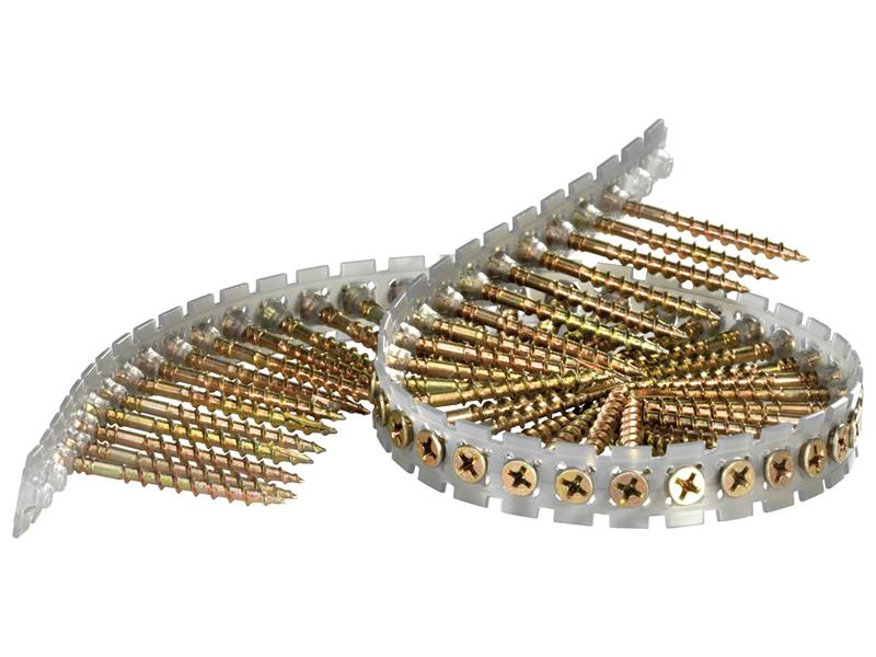 SEN42K25MY - DuraSpin Collated Screws Flooring/Wood PH2 4.2 x 25mm (Pack 1000)