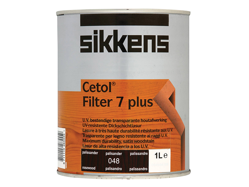 SIKCF7PRW1L - Cetol Filter 7 Plus Translucent Woodstain Rosewood 1 litre