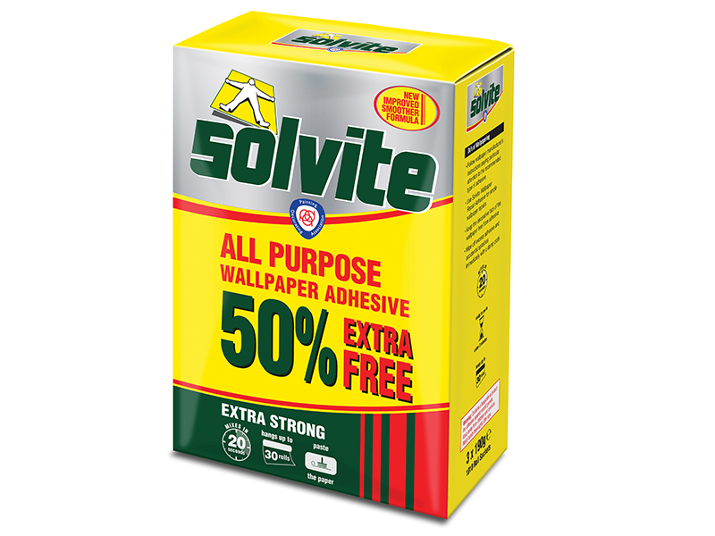 SLVDECBOX - All Purpose Wallpaper Paste Sachet 20 Roll + 50% Free