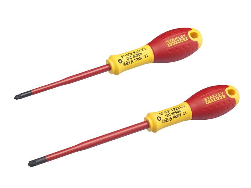 FatMax VDE Insulated Borneo Pozi Scewdriver Set 2 Piece